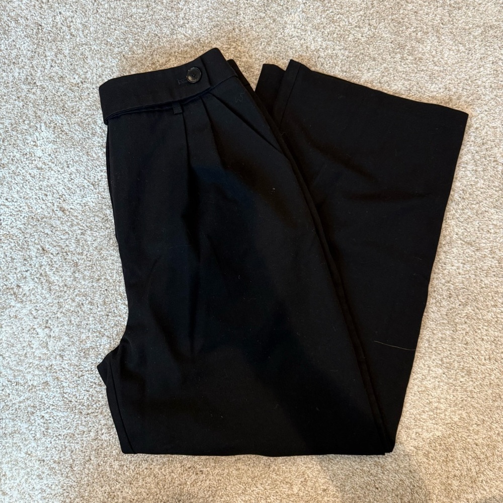 OAK + FORT Black Trouser Dress Pants